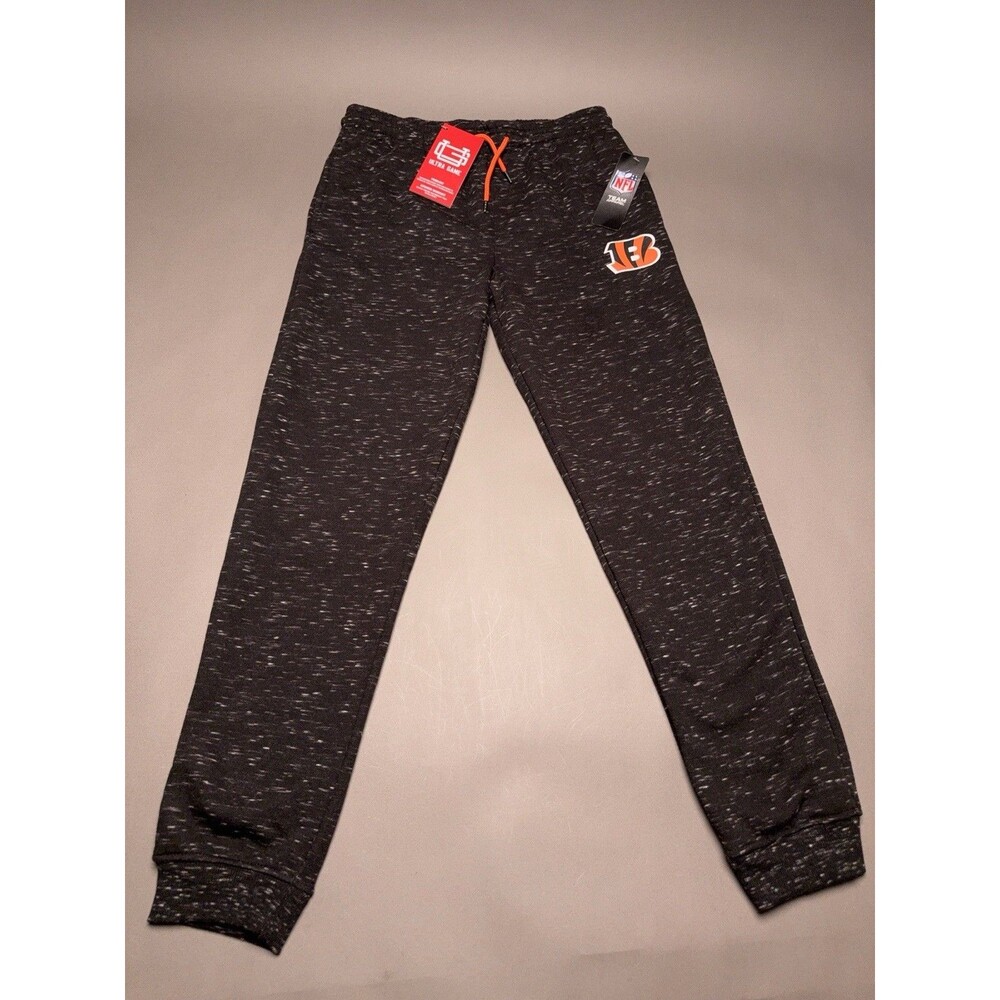 NWT Cincinnati Bengals Ultra Game NFL Jogger Pants Sweatpants Youth Size 18-20